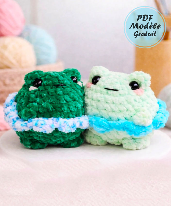 Grenouille Fleur Amigurumi Modèle PDF gratuit (1)