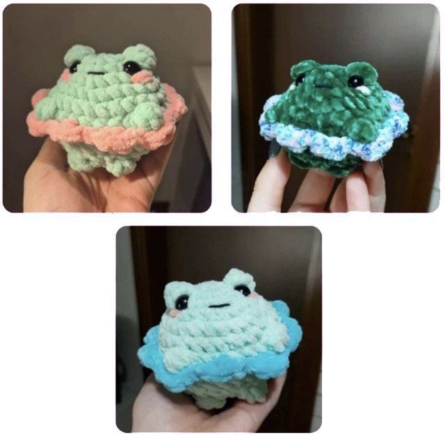 Grenouille Fleur Amigurumi Modèle PDF gratuit (2)