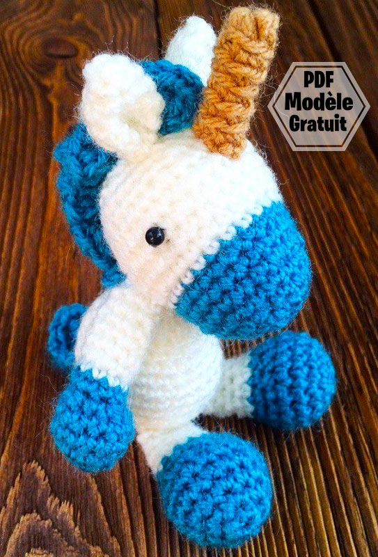 Mignonne petite Licorne Amigurumi PDF Patron Gratuit (1)