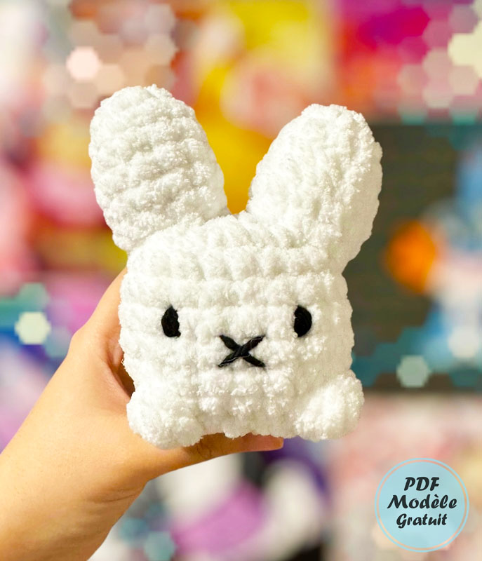 Porte-clés Lapin Miffy au Crochet en 30 Minutes (2)