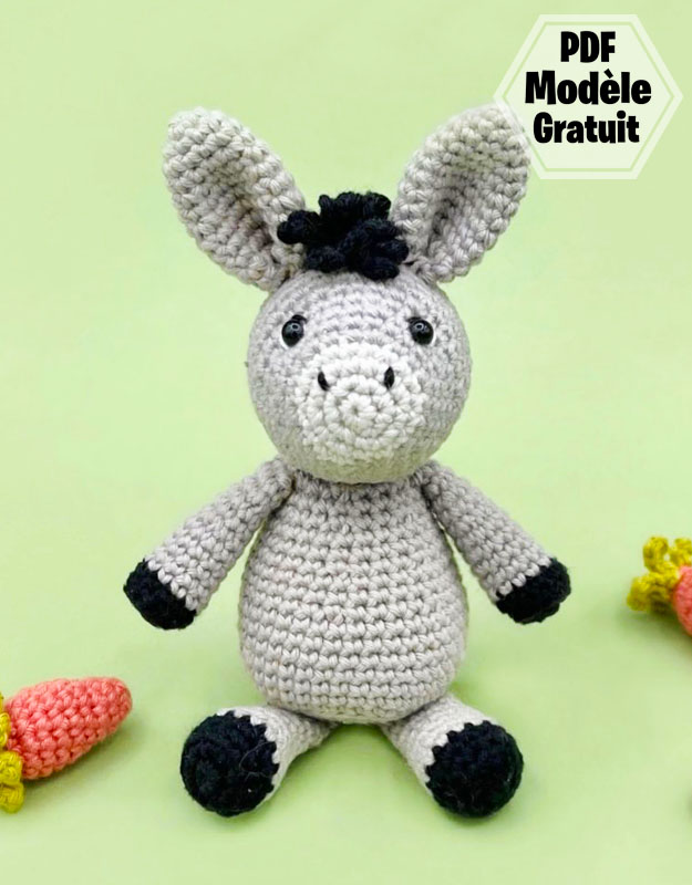 Âne pour les débutants Amigurumi PDF Patron Gratuit (2)