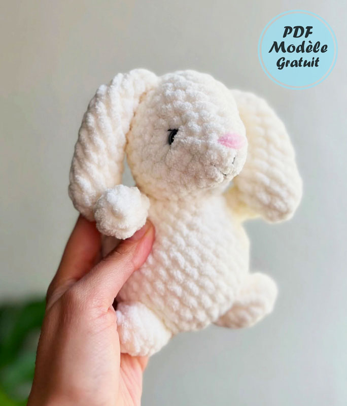Angela le Lapin au Crochet Modèle Étape par Étape (3)