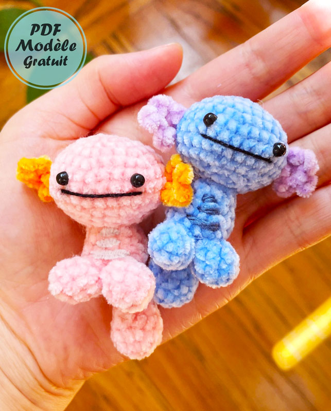Axolotl Amigurumi PDF Patron Tuto Français (3)