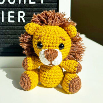 Lion Amigurumi PDF Patron Gratuit pour Débutant (1)