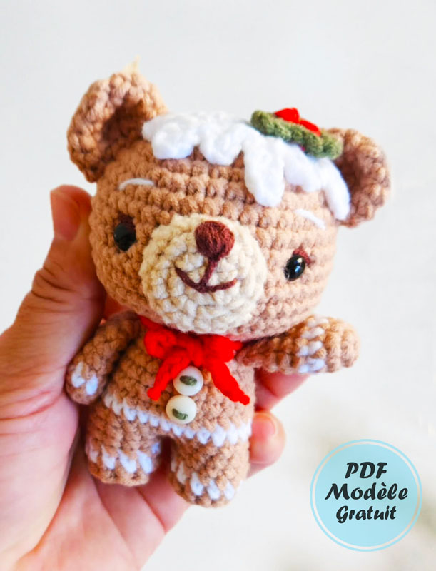 Ours Pain D’épices Amigurumi PDF Patron Gratuit (3)