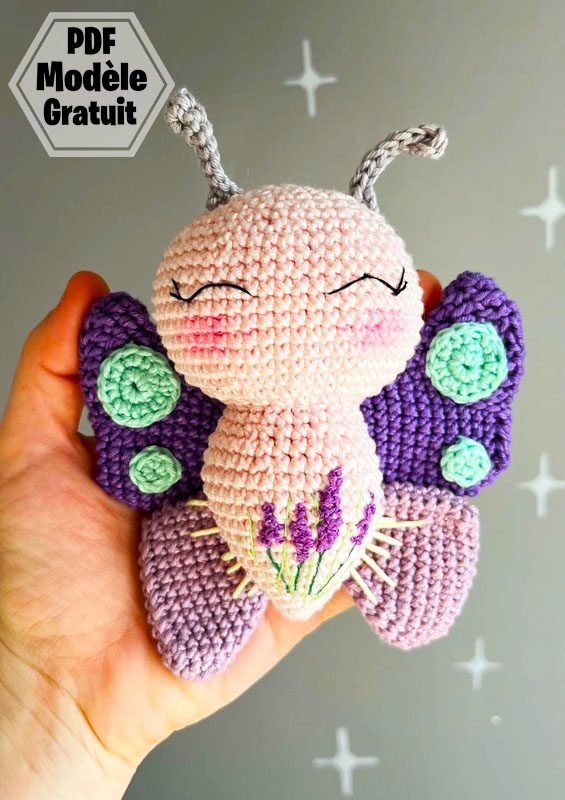 Papillon Amigurumi Leilo PDF Patron Gratuit (4)