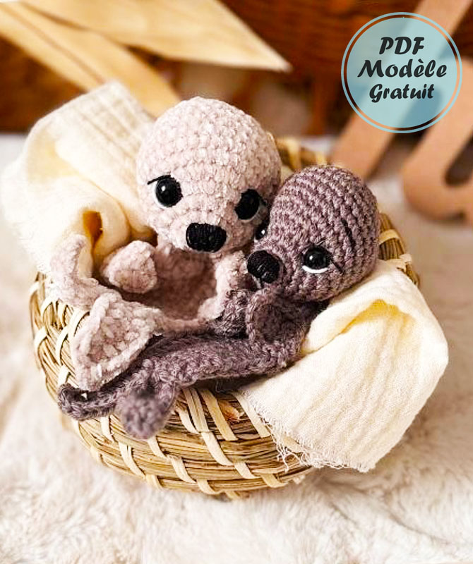 Peluche Phoque Amigurumi PDF Patron Gratuit (2)