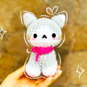Modèle de Crochet Chaton Miniature Étape par Étape (1)