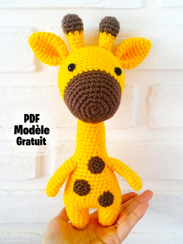 Amigurumi Girafe Merfin Patron PDF Gratuit au Crochet (3)