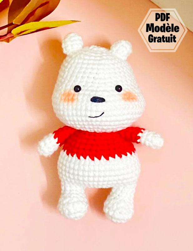 Ours de Noël Amigurumi PDF Patron Gratuit (2)