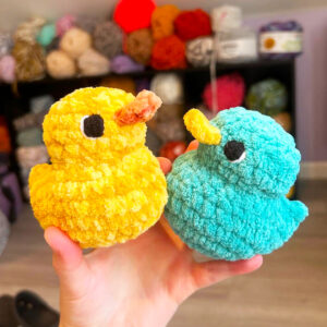 Porte-clés Canard au Crochet étape par étape (4)