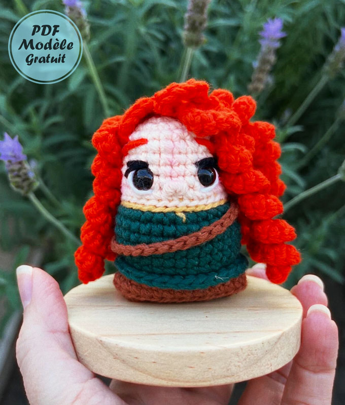 Princesse Mérida Poupée Amigurumi PDF Gratuit (3)