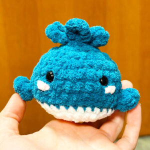 Bébé Bleu Baleine Amigurumi PDF Patron Gratuit (1)