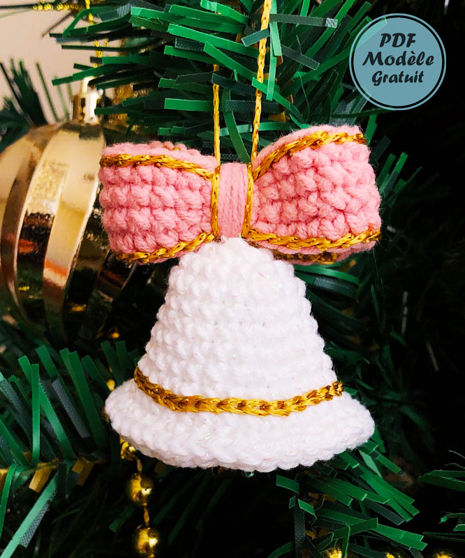 Cloche de Noël au Crochet PDF Patron Gratuit (1)