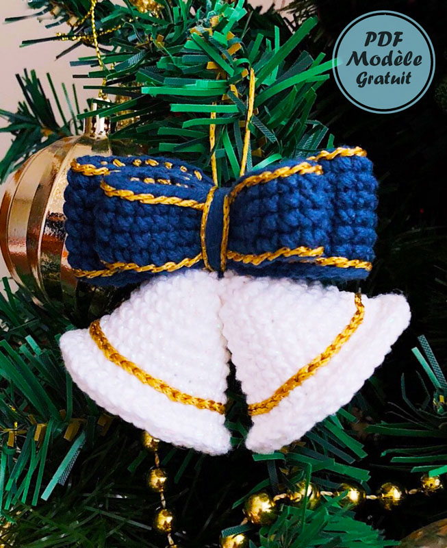 Cloche de Noël au Crochet PDF Patron Gratuit (3)