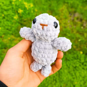 Modèle de Mini Phoque au crochet pour Débutants (1)