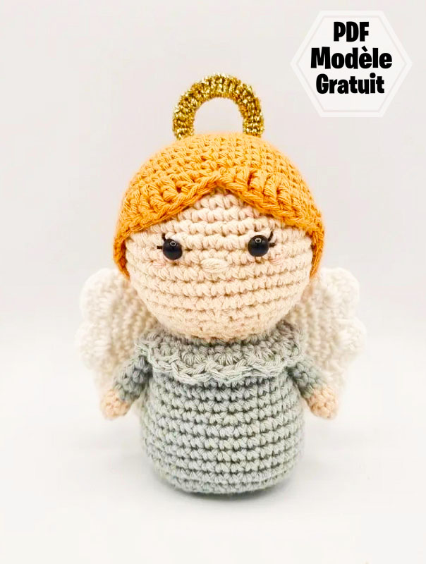 Poupée Ange de Noël Amigurumi Patron PDF Gratuit