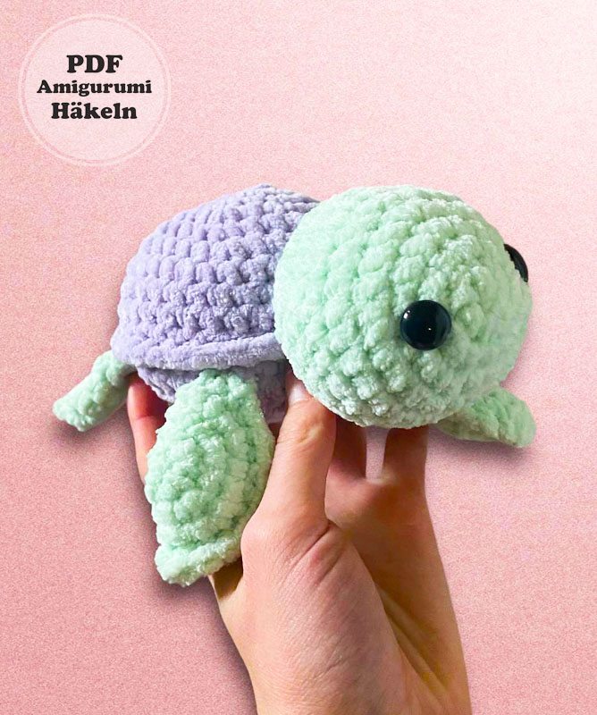 Tortue de Mer Amigurumi Patron PDF Gratuit (2)