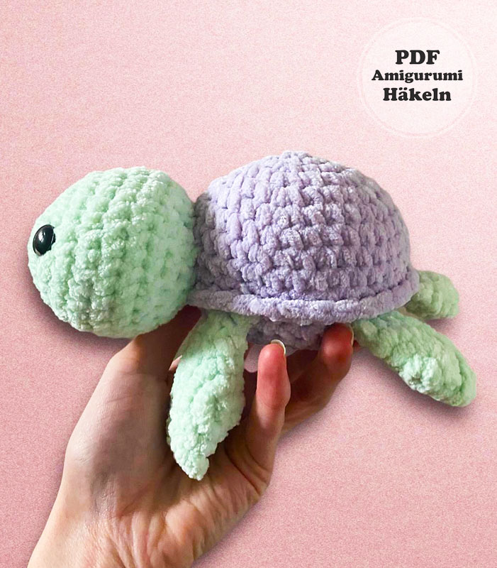 Tortue de Mer Amigurumi Patron PDF Gratuit (3)