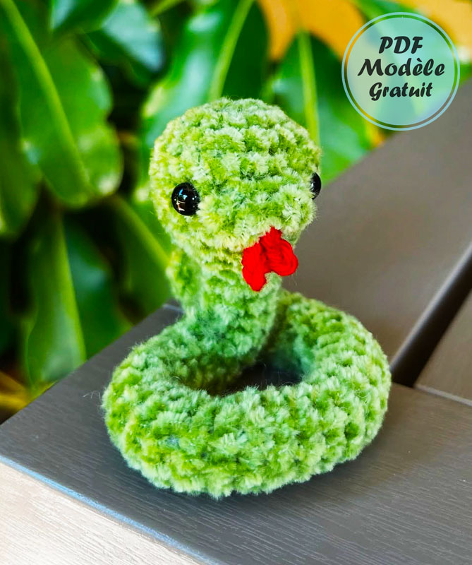 Serpent Sasha au Crochet Modèle Tuto Français (3)