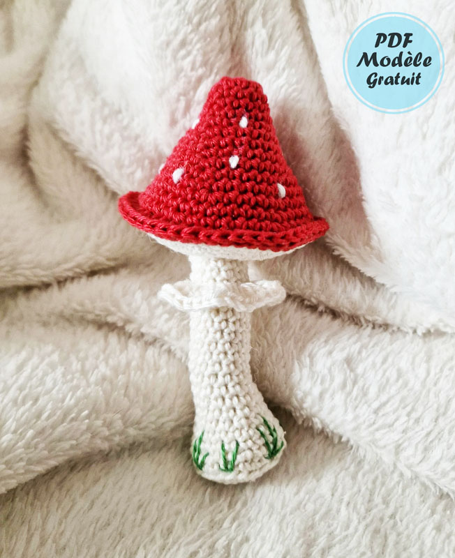 Champignon Amigurumi Tuto Français Gratuit