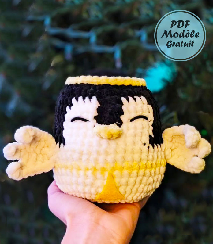 Ornement Petit Pingouin au Crochet Modèle Tuto Gratuit (2)