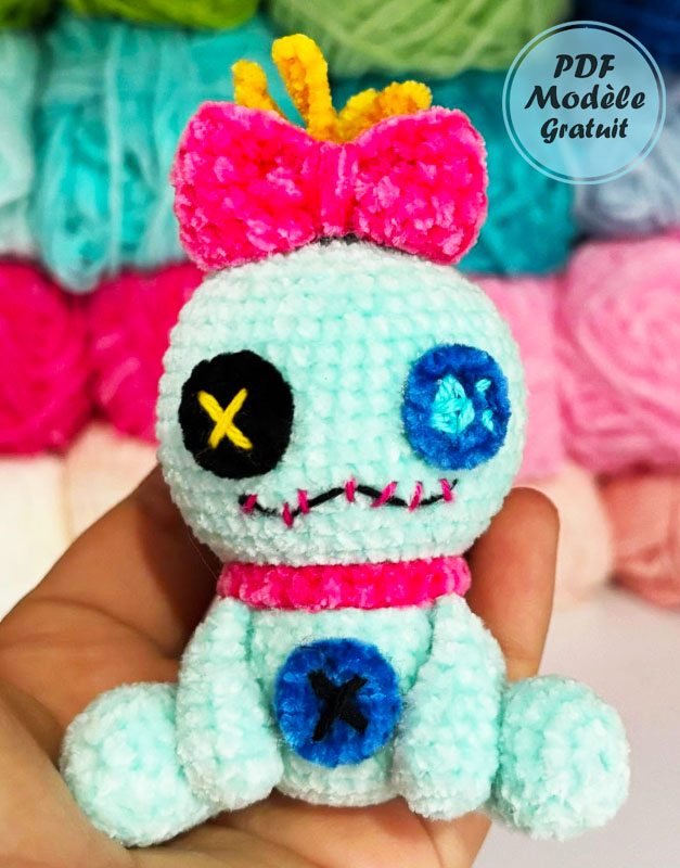 Scrump en Peluche au Crochet Poupée Modèle Gratuit (2)