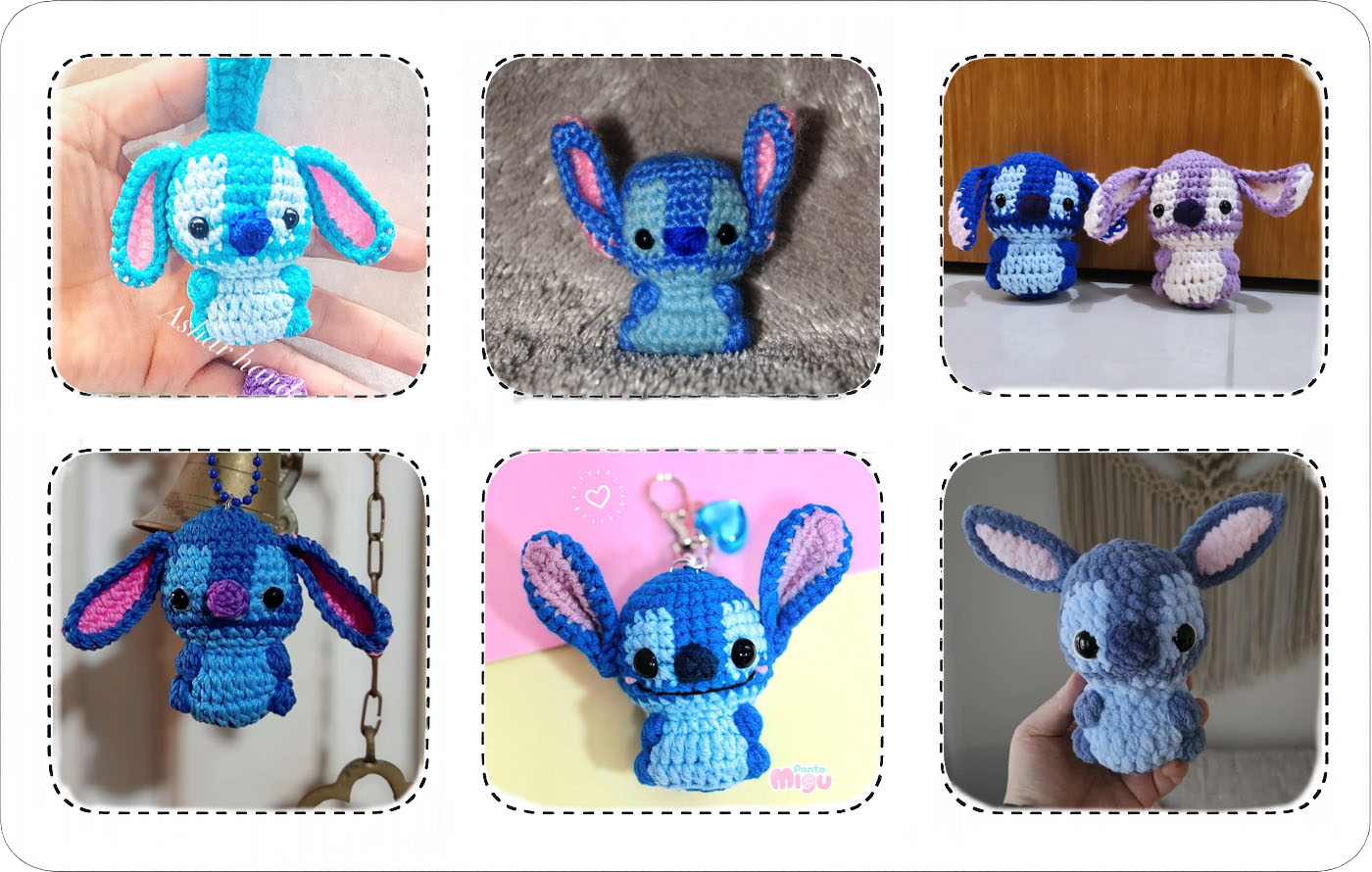 Stitch Bijou de sac au Crochet