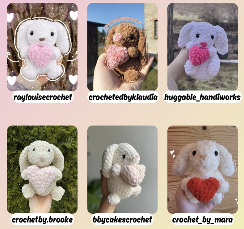 Angela le Lapin Amigurumi Patron Gratuit