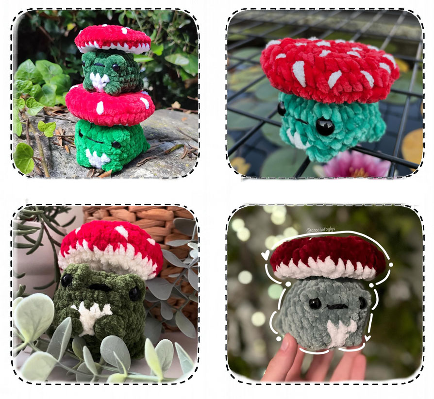 Grenouille Champignon Amigurumi Tuto Français