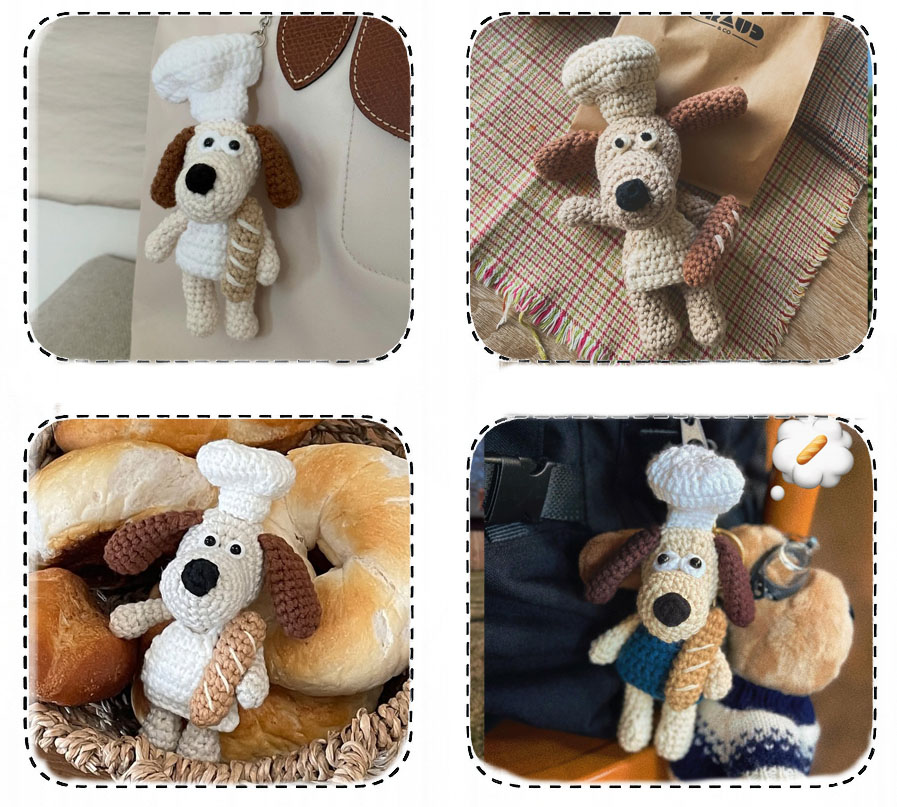 Gromit le Chien Amigurumi Patron Gratuit