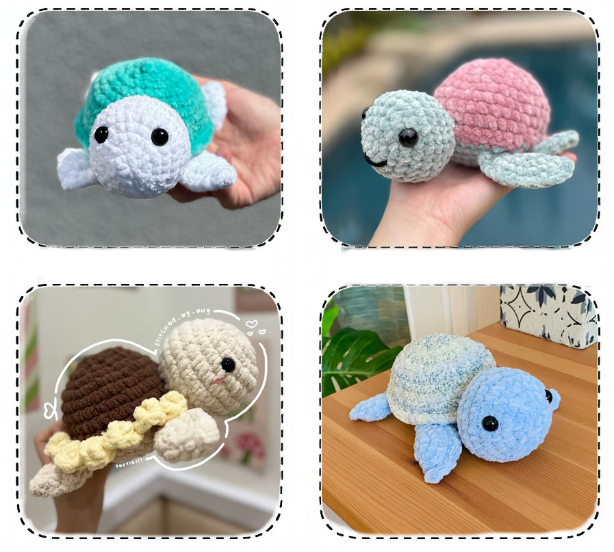 Tortue de Mer au Crochet Tuto Français