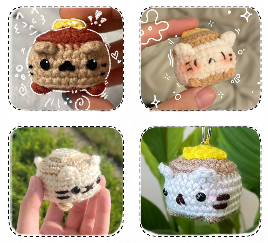 Chat Pancake au Crochet Tuto Patron Gratuit